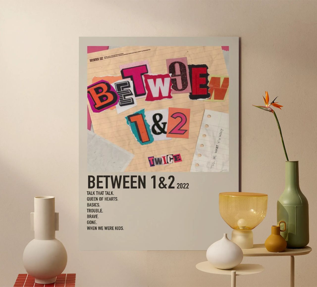 BETWEEN 1&2 2022 TWICE alluminio dibond da SoundStudio