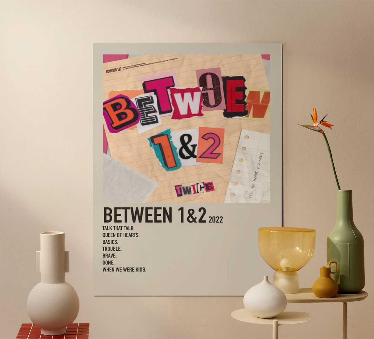 BETWEEN 1&2 2022 TWICE Poster von SoundStudio