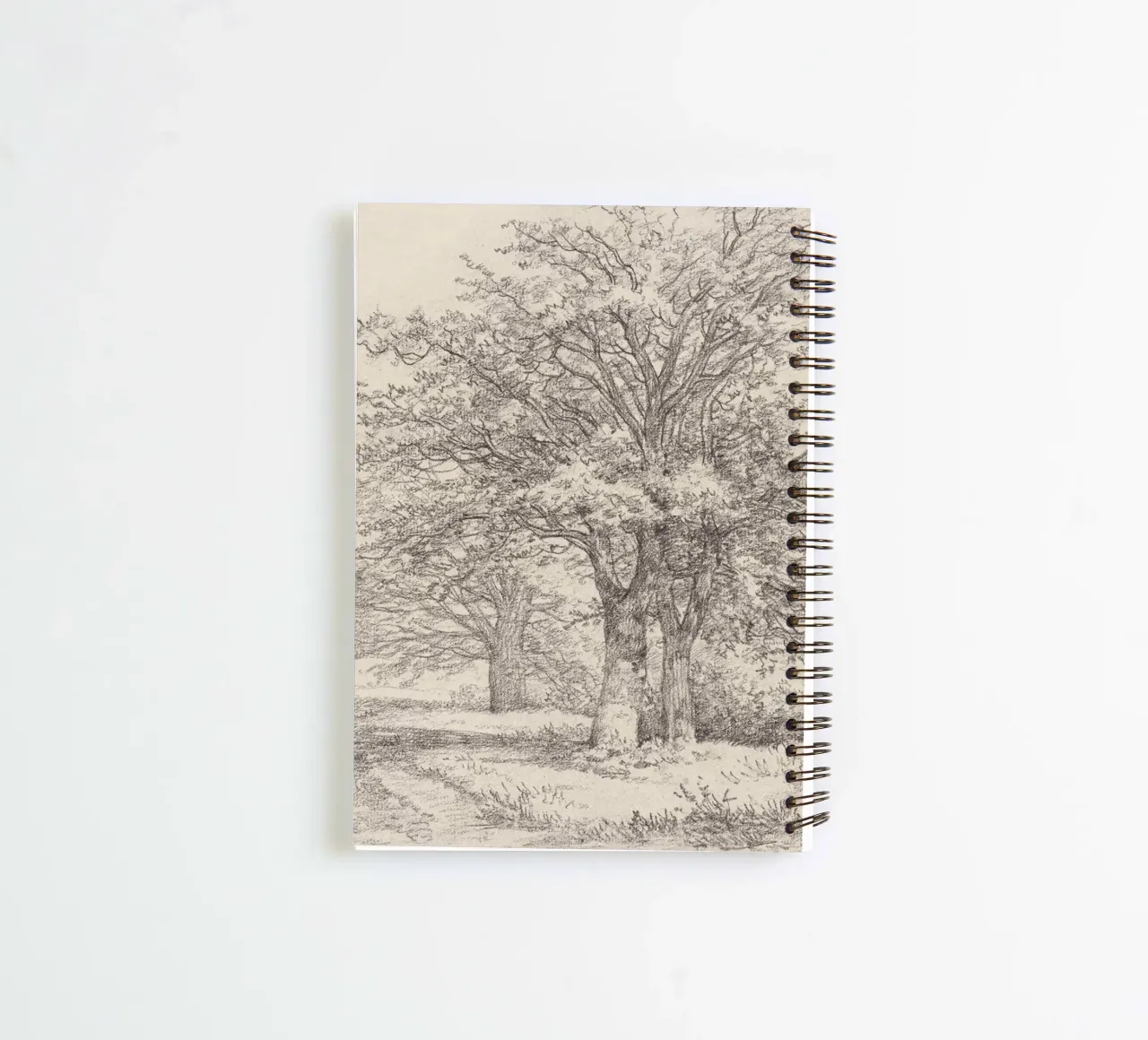 Tree Landscape Sketch spiral notebook by apoloprints