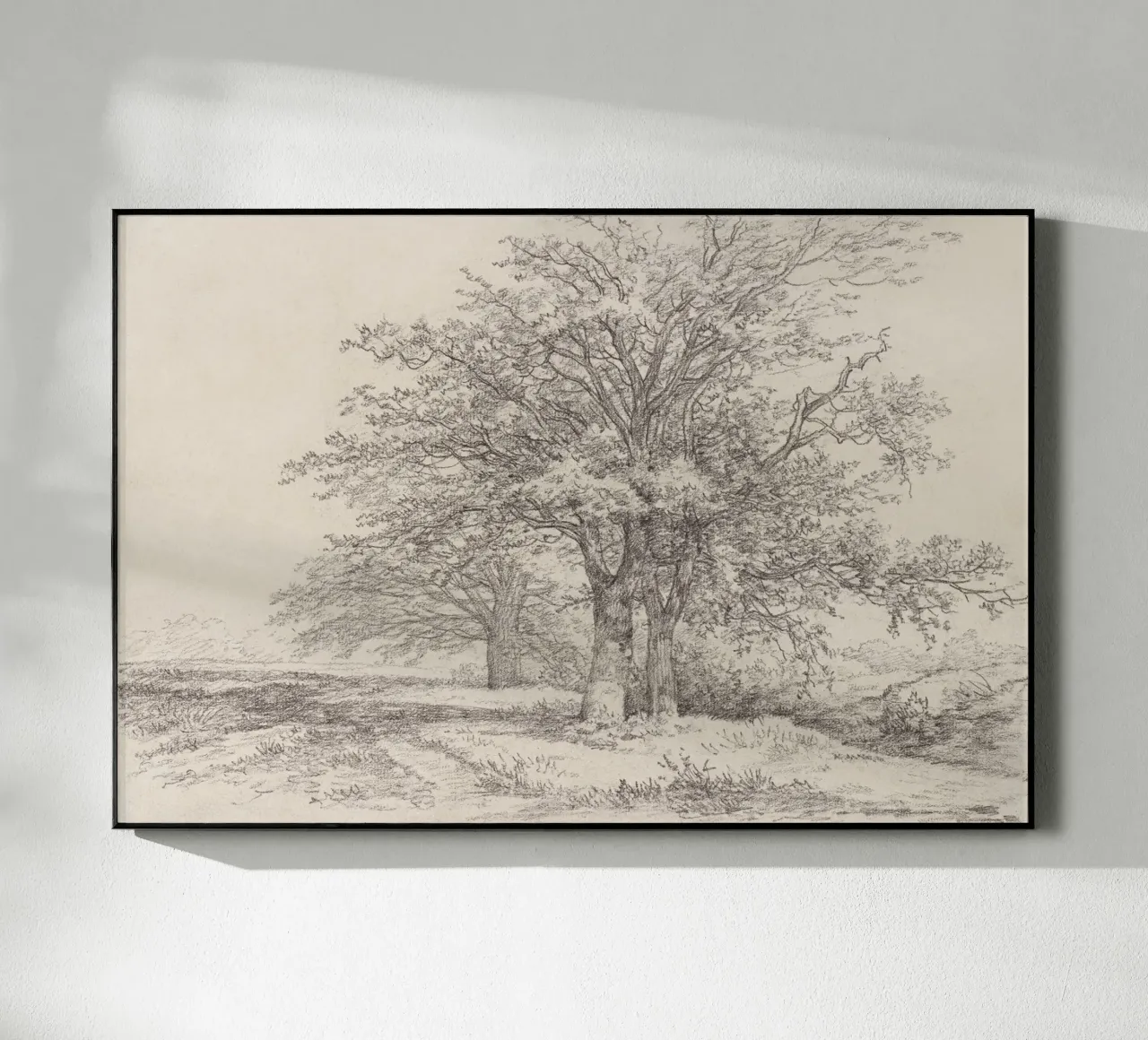 Tree Landscape Sketch plexiglass da apoloprints