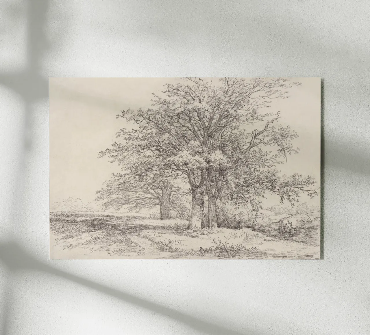 Tree Landscape Sketch plexiglass da apoloprints