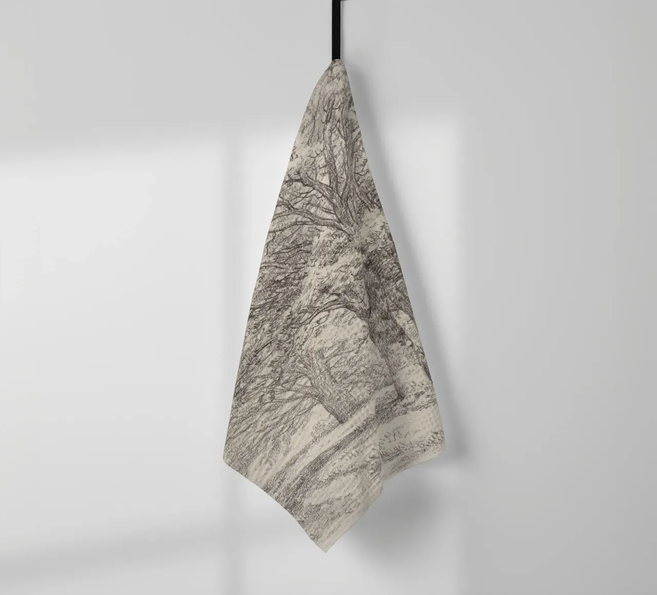 Tree Landscape Sketch canovaccio da cucina da apoloprints