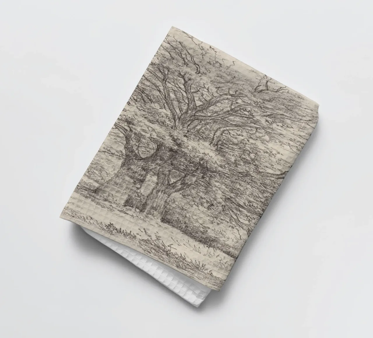 Tree Landscape Sketch canovaccio da cucina da apoloprints