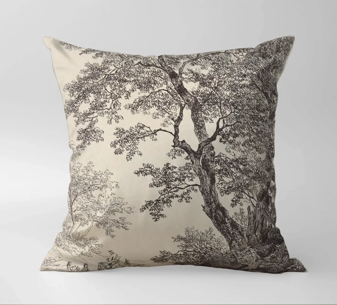 Tree Landscape Sketch no. 5 cuscino da apoloprints