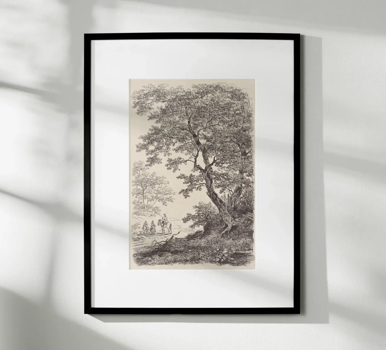 Tree Landscape Sketch no. 5 poster da apoloprints