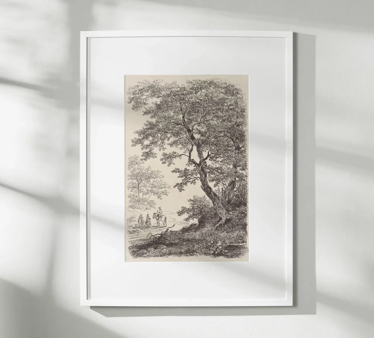 Tree Landscape Sketch no. 5 poster da apoloprints