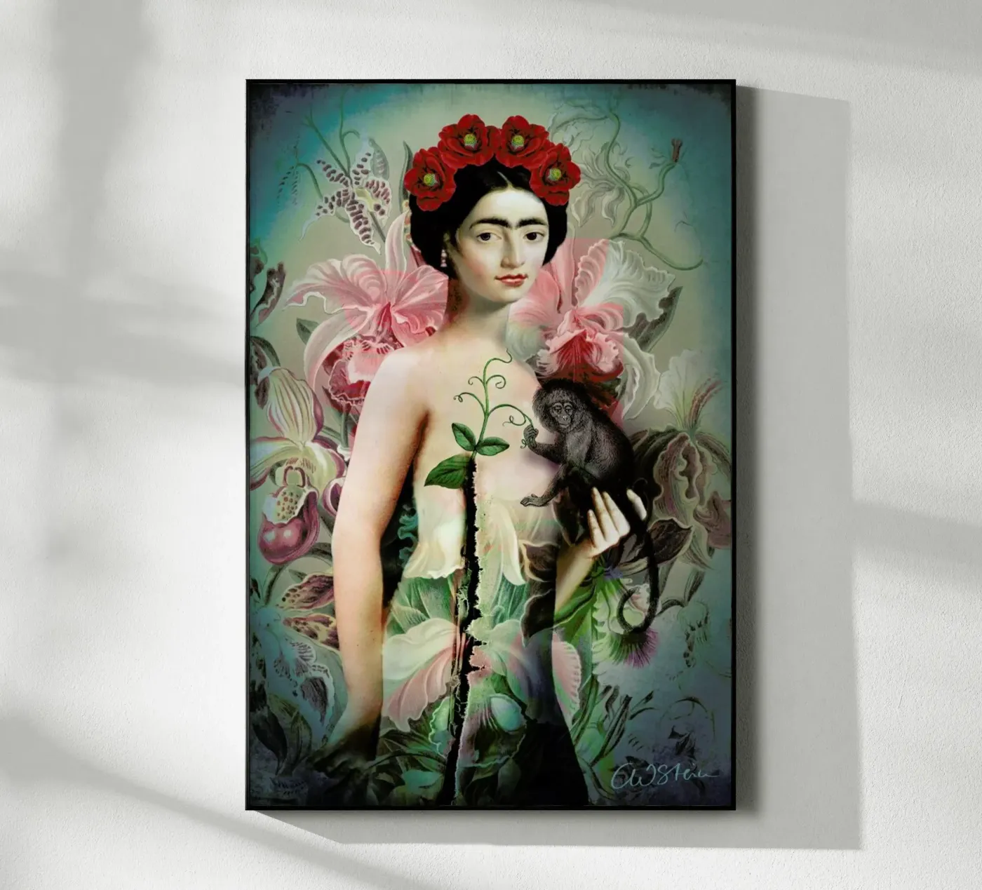 Frida Acryl-Glas von Catrin Welz-Stein