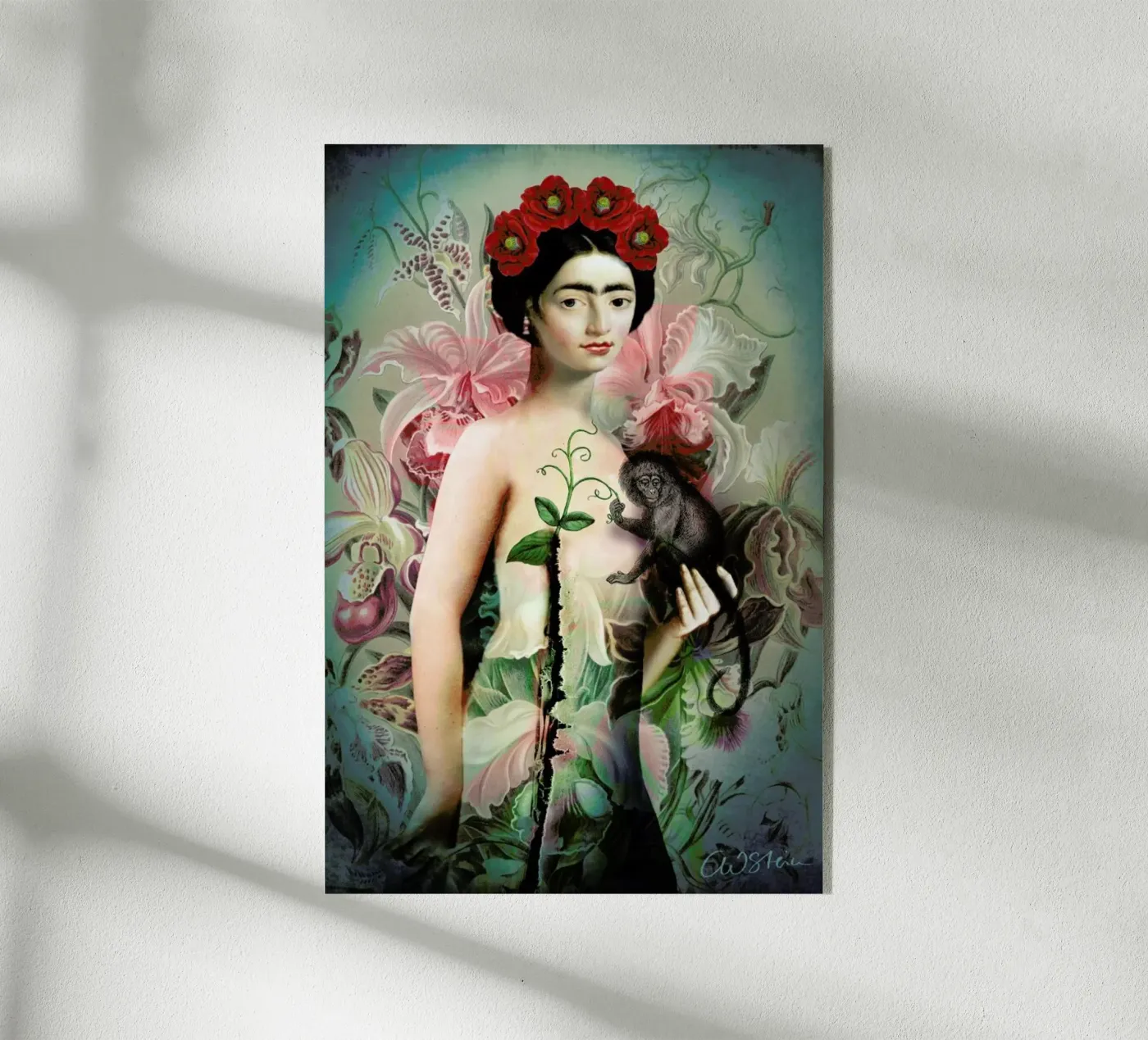 Frida Acryl-Glas von Catrin Welz-Stein