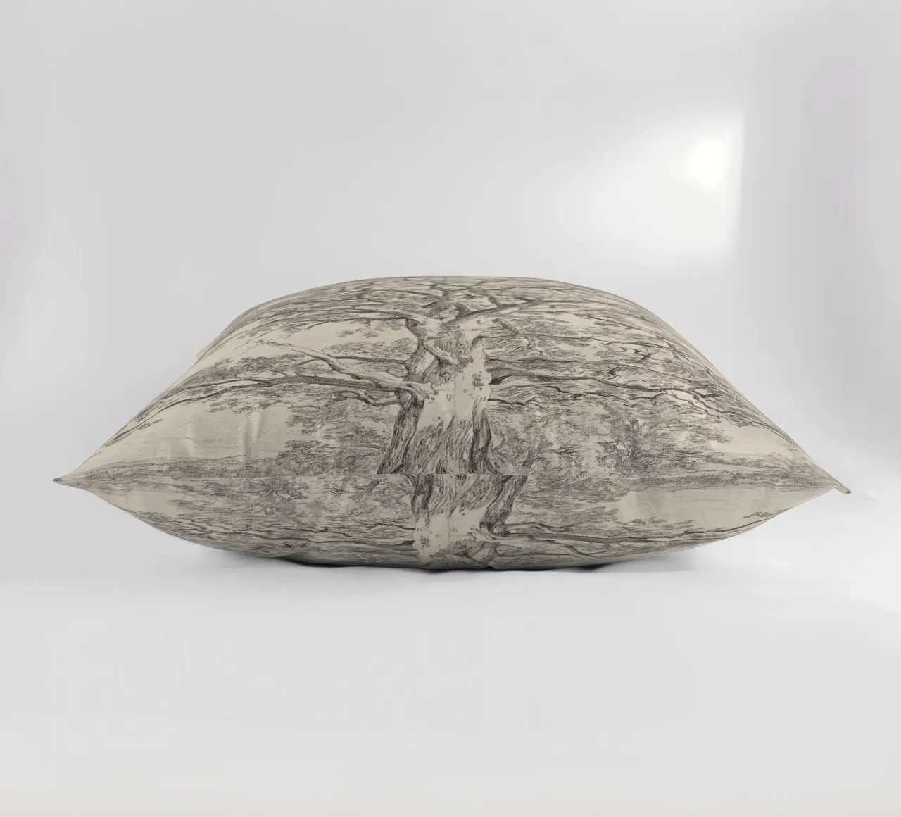 Great Oak Tree Sketch cuscino da apoloprints
