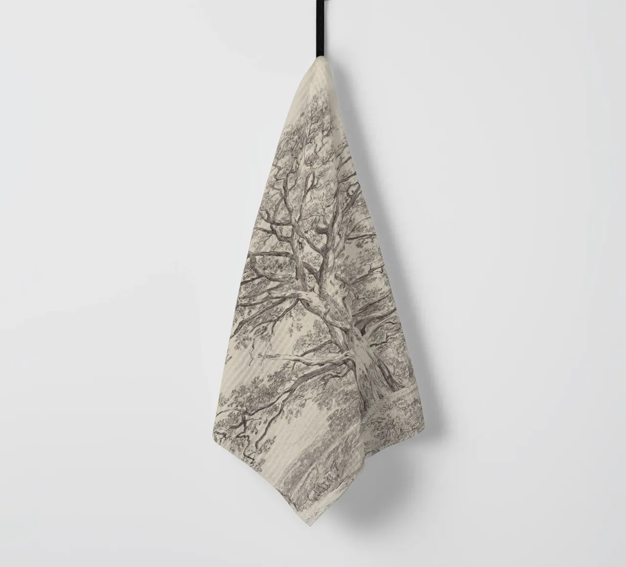 Great Oak Tree Sketch canovaccio da cucina da apoloprints