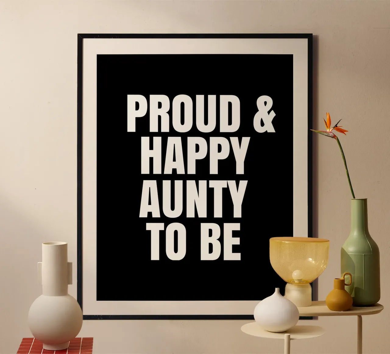 Proud and happy aunty to be poster da happieeagle