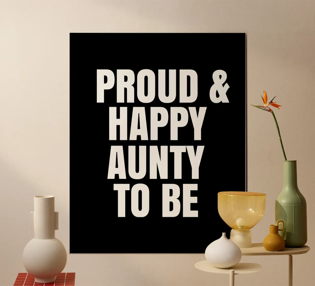 Proud and happy aunty to be poster da happieeagle