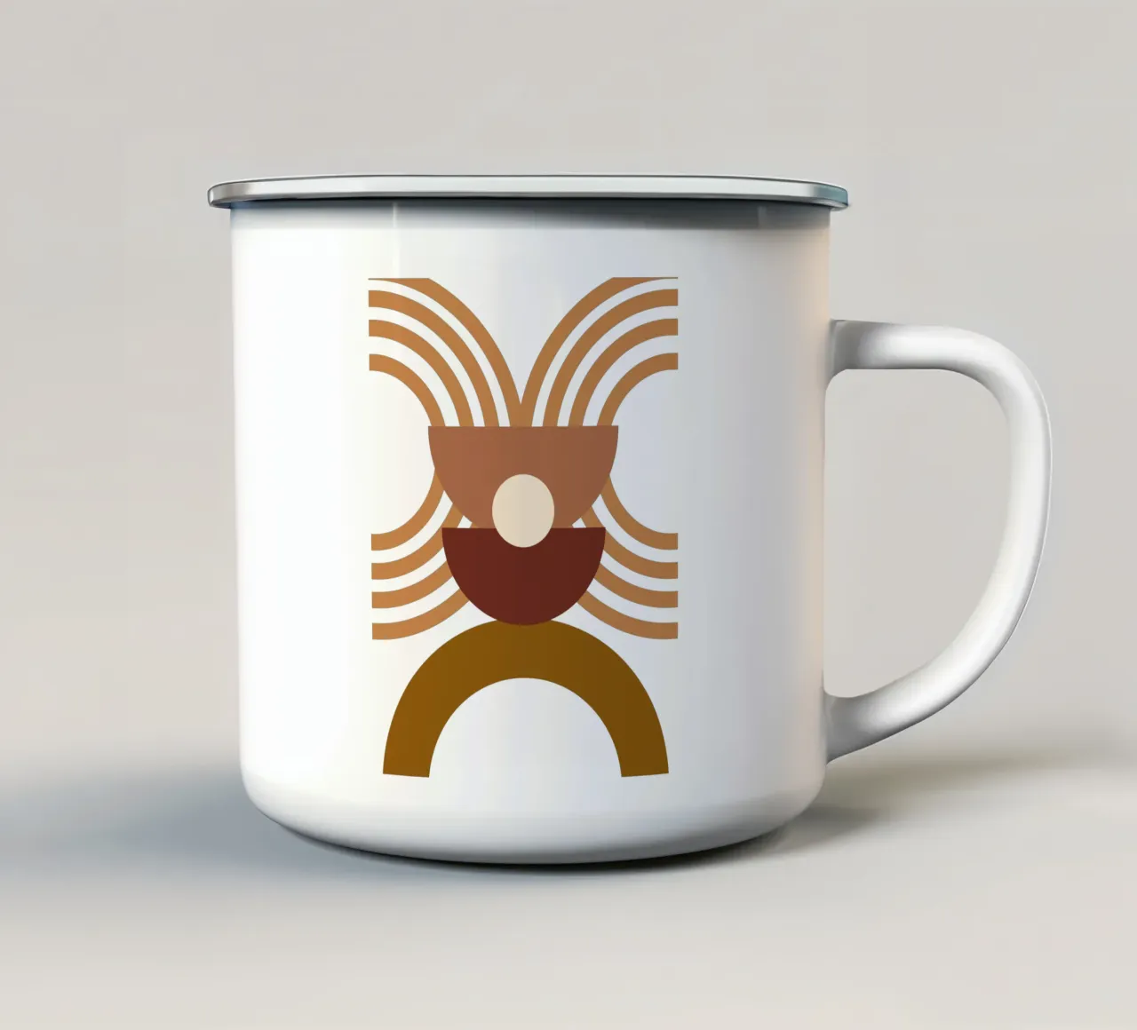 Boho Minimalista Moderno Semplice tazza in smalto da YSV MINIMALIST