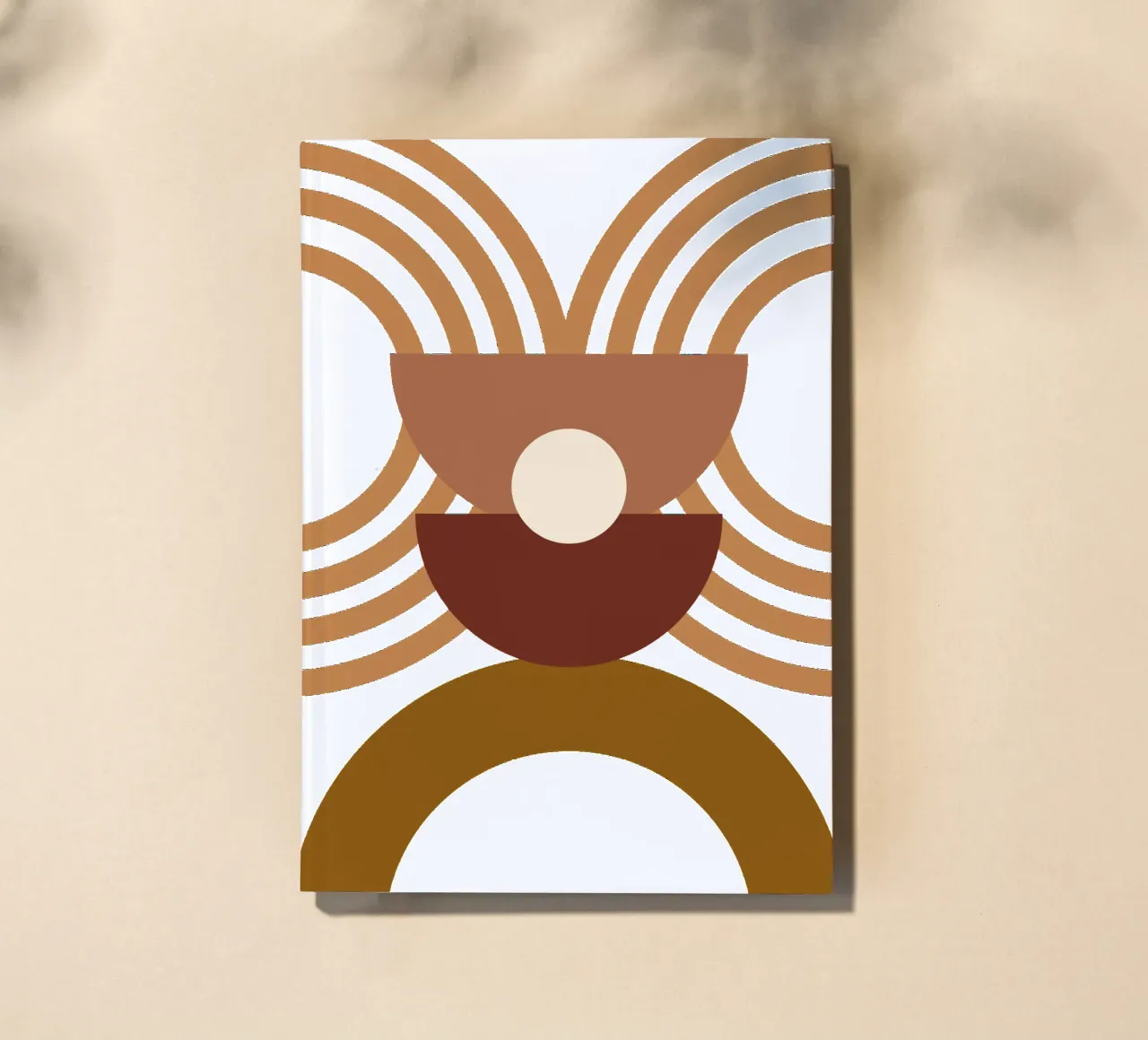 Boho Minimalist Modern Simple notebook by YSV MINIMALIST
