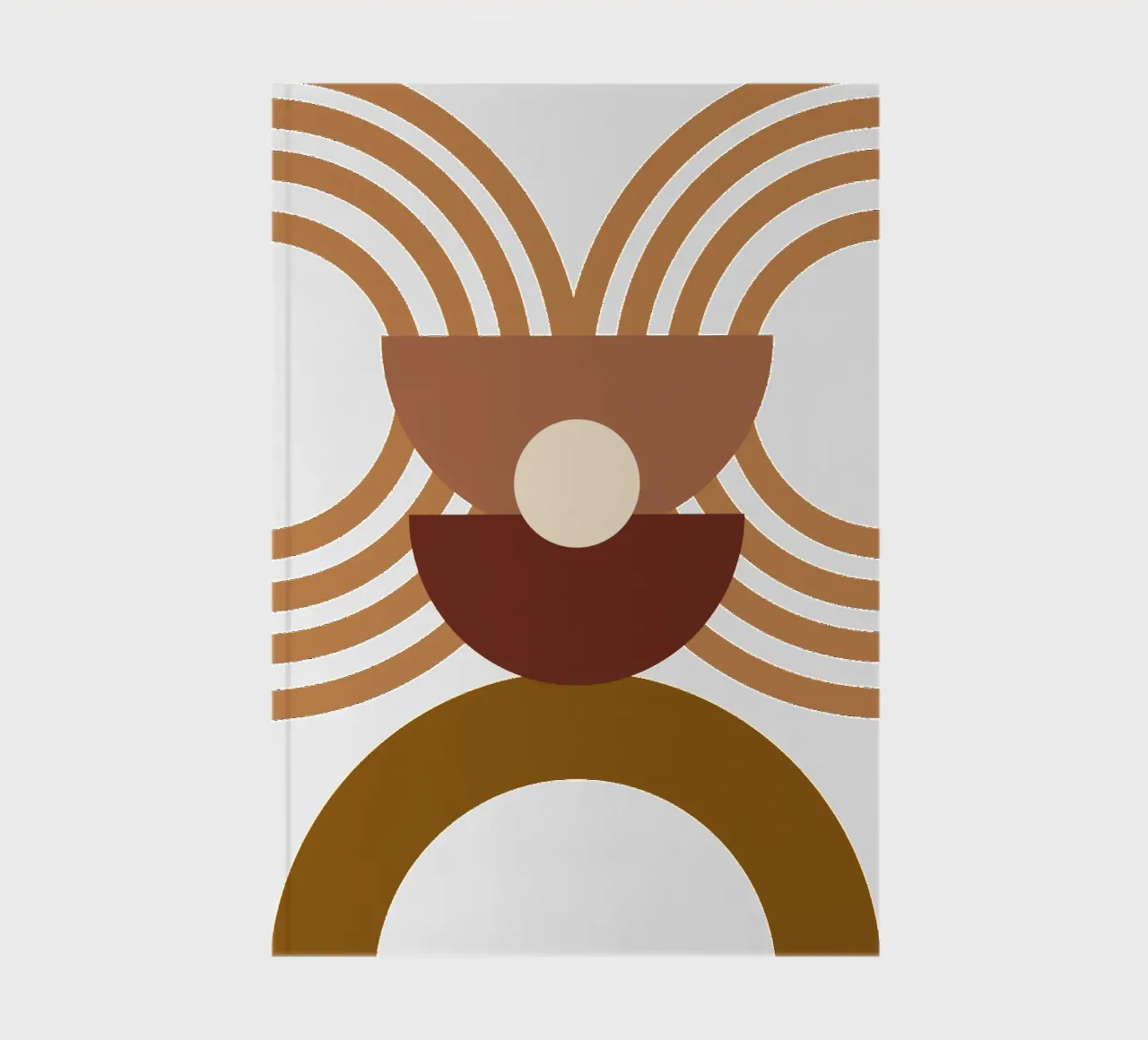 Boho Minimalist Modern Simple notebook by YSV MINIMALIST