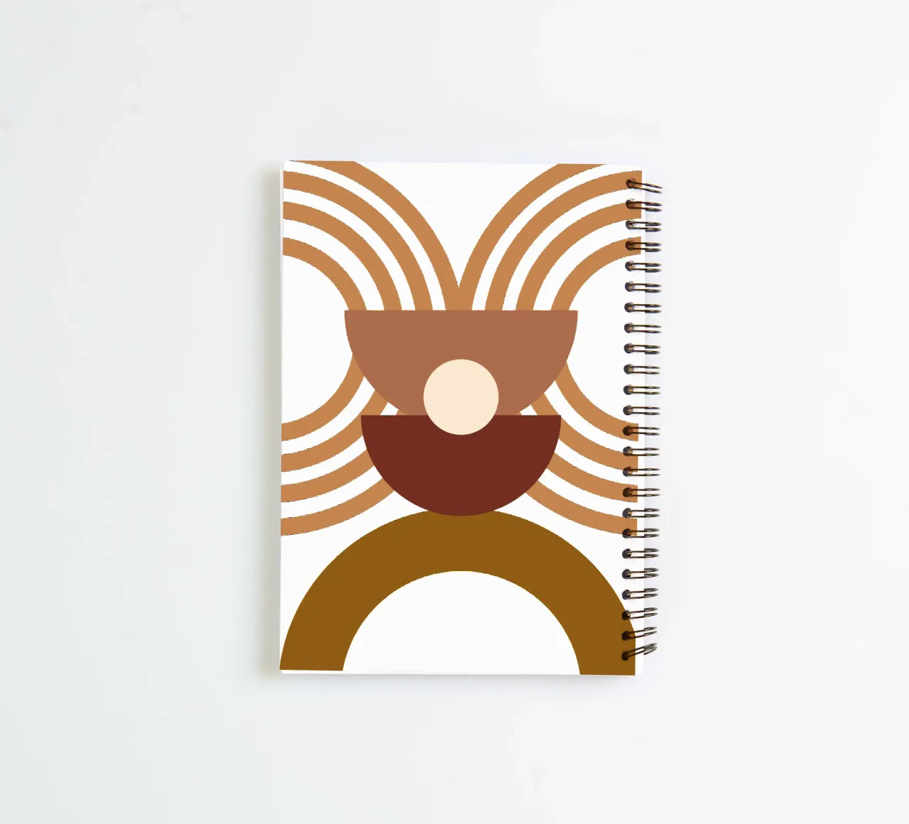 Boho Minimalist Modern Simple spiral notebook by YSV MINIMALIST