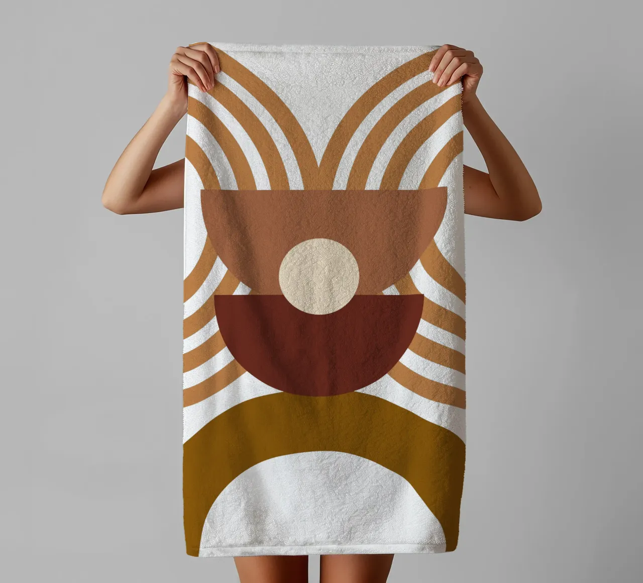 Boho Minimalist Modern Simple towel by YSV MINIMALIST