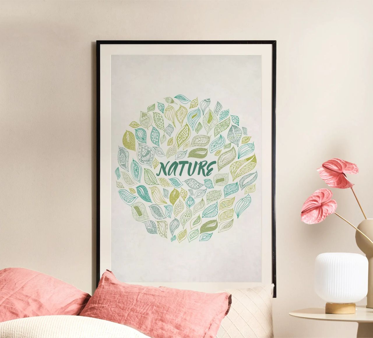 Nature Earth Poster von Pom Graphic Design