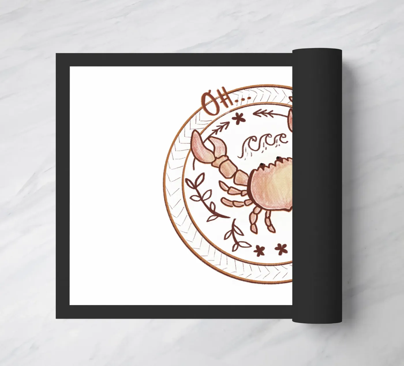 Oh crab! doormat by Beeeplan