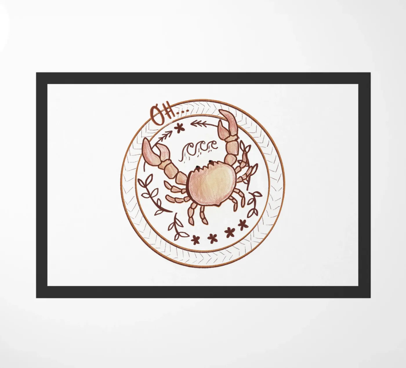 Oh crab! doormat by Beeeplan