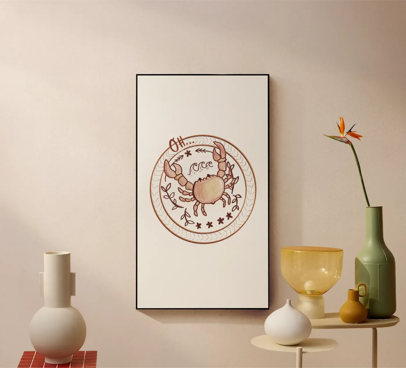 Oh crab! plexiglas de Beeeplan