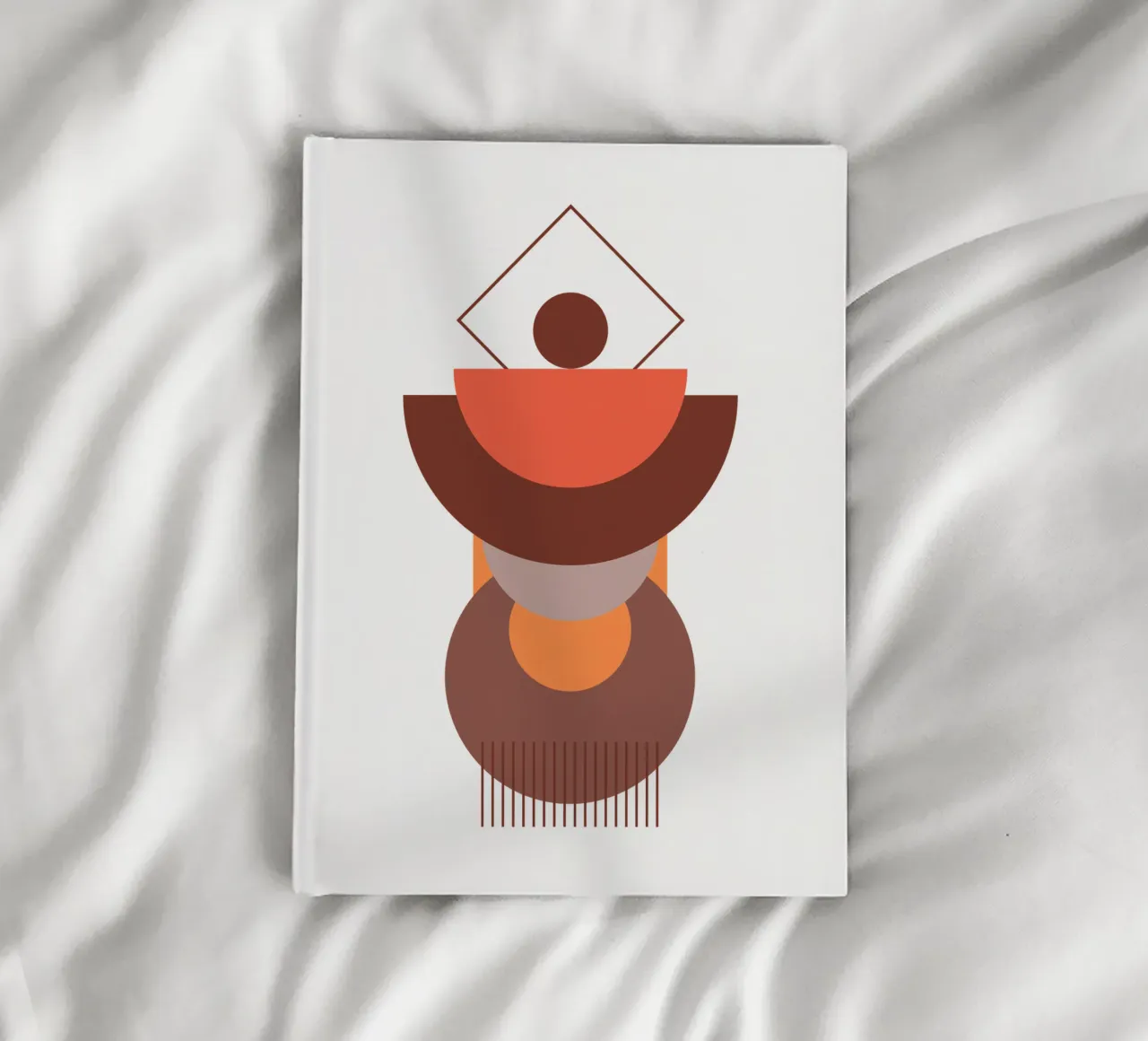 Boho Minimalist Modern Simple notebook by YSV MINIMALIST