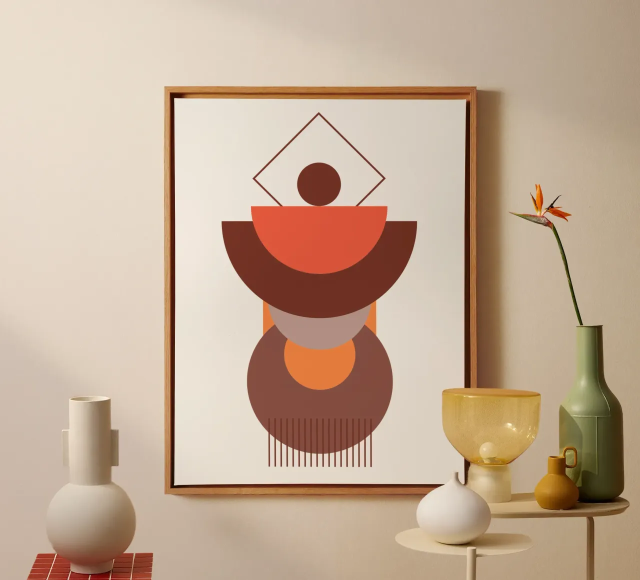 Boho Minimalist Modern Simple canvas by YSV MINIMALIST