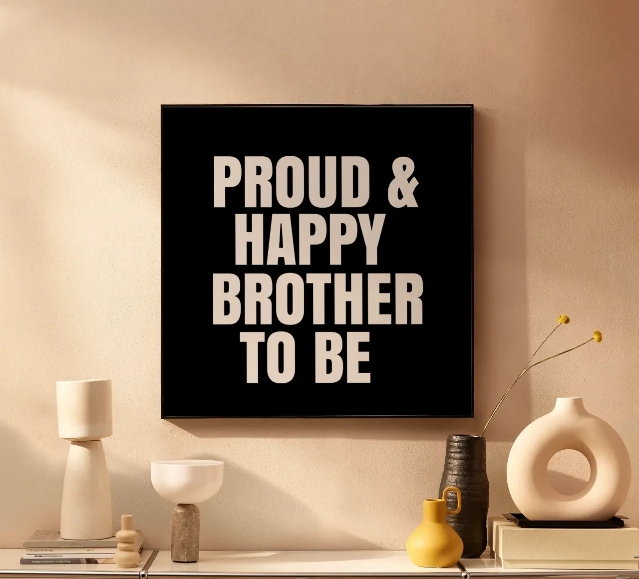 Proud and happy brother to be alluminio dibond da happieeagle