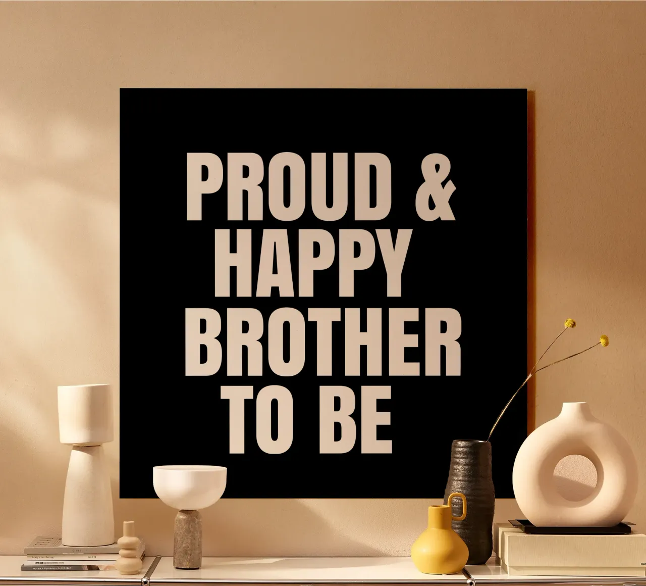 Proud and happy brother to be alluminio dibond da happieeagle