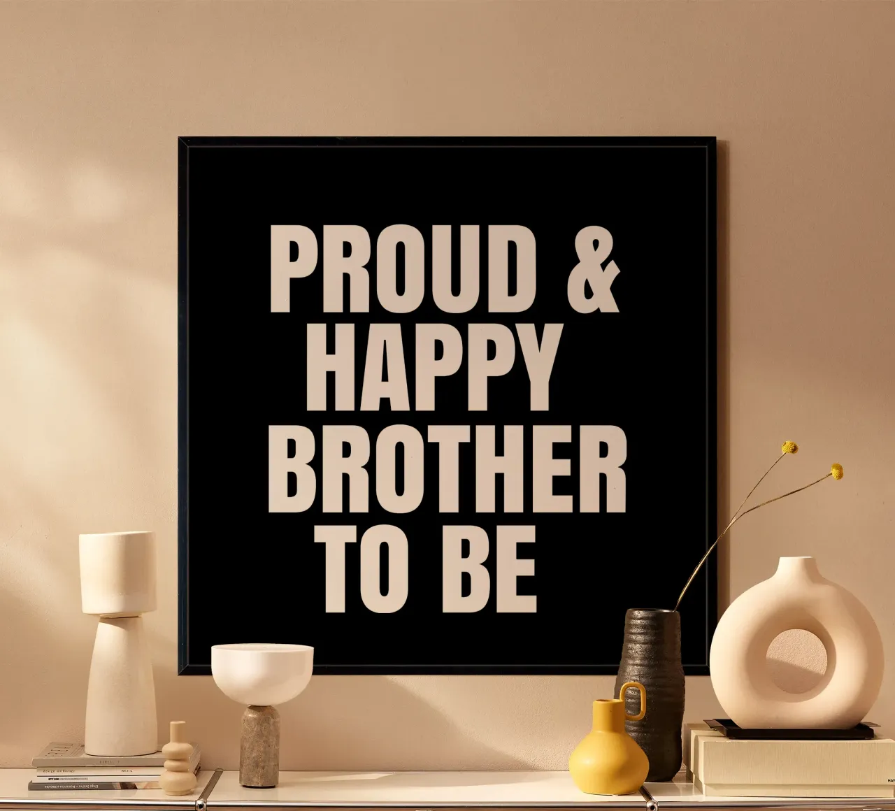 Proud and happy brother to be carta hahnemühle da happieeagle