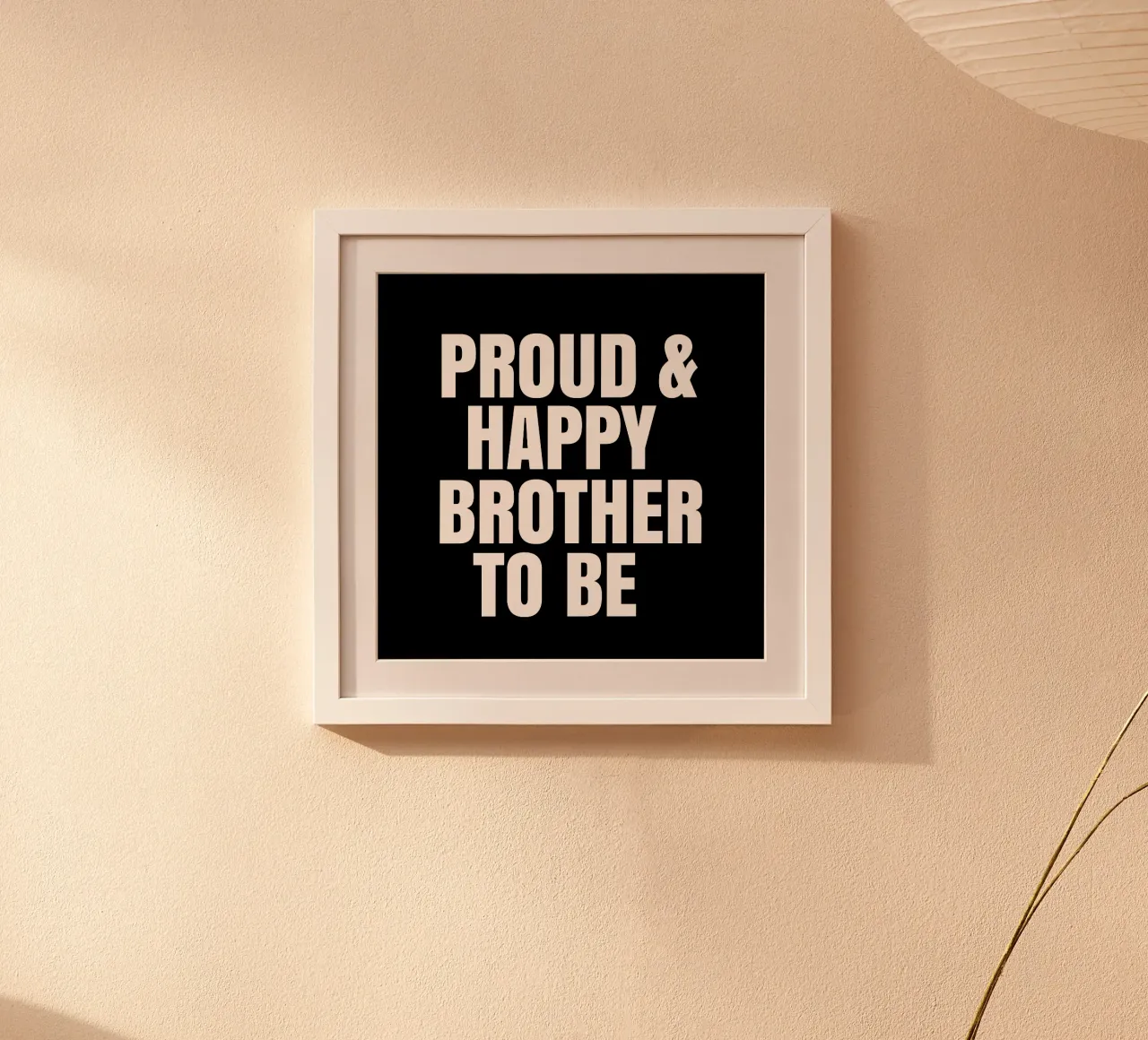 Proud and happy brother to be carta hahnemühle da happieeagle