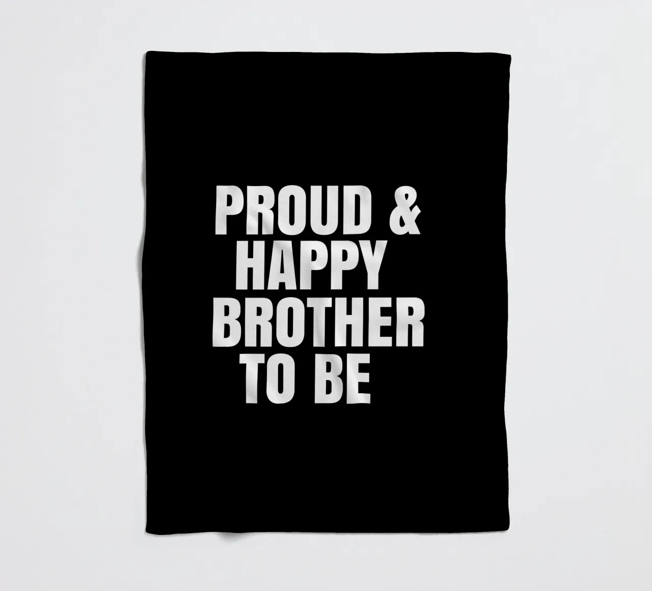 Proud and happy brother to be coperta in pile da happieeagle