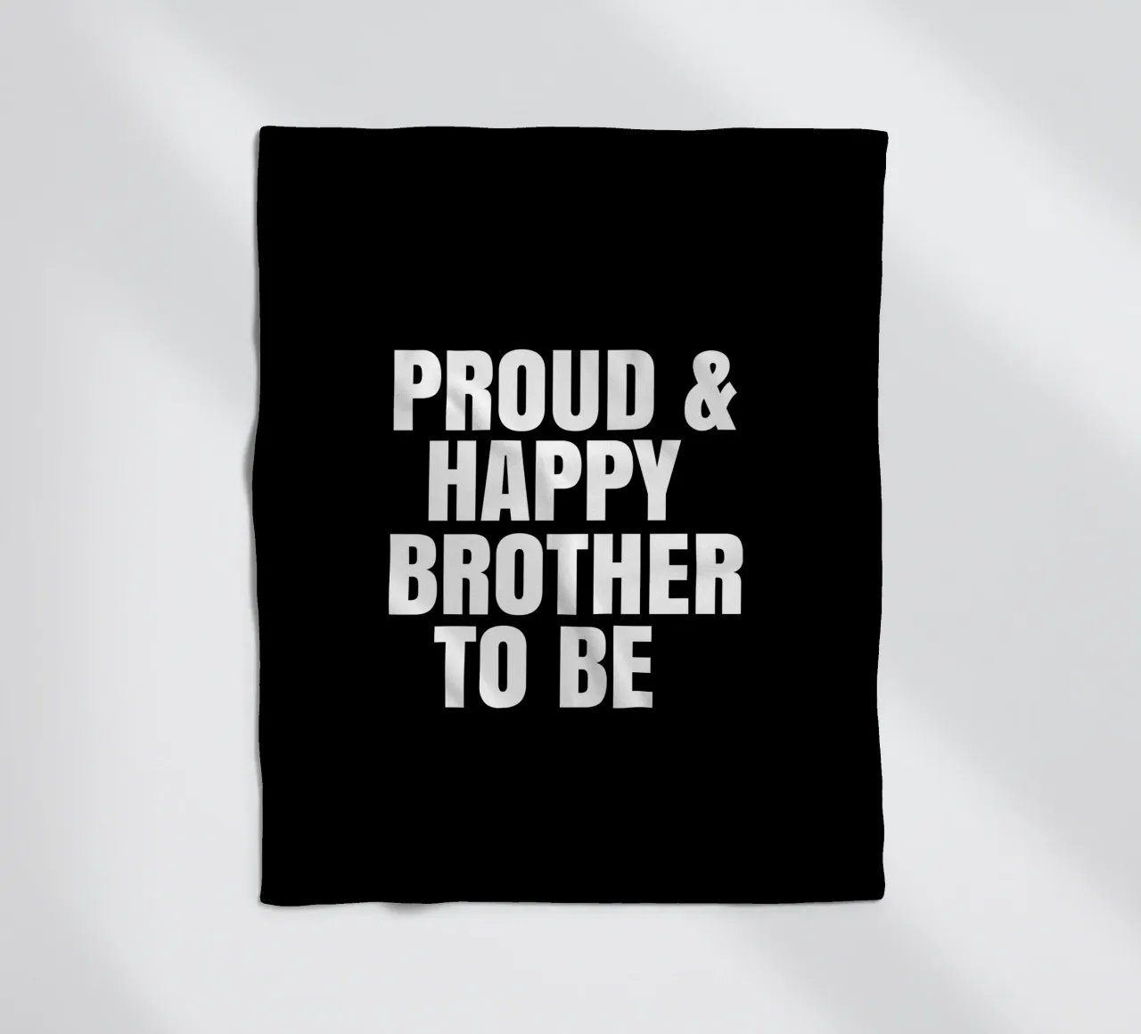 Proud and happy brother to be coperta in pile da happieeagle