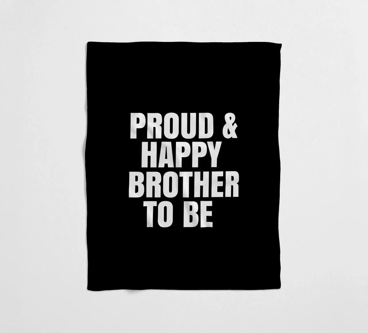 Proud and happy brother to be coperta in pile da happieeagle