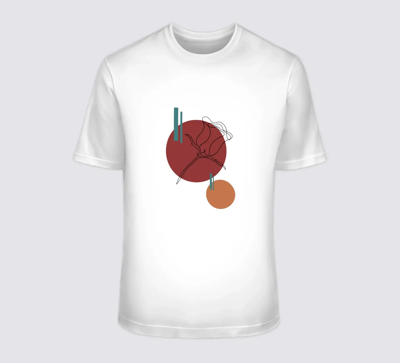 Boho Minimalist Modern Simple t-shirt da YSV MINIMALIST