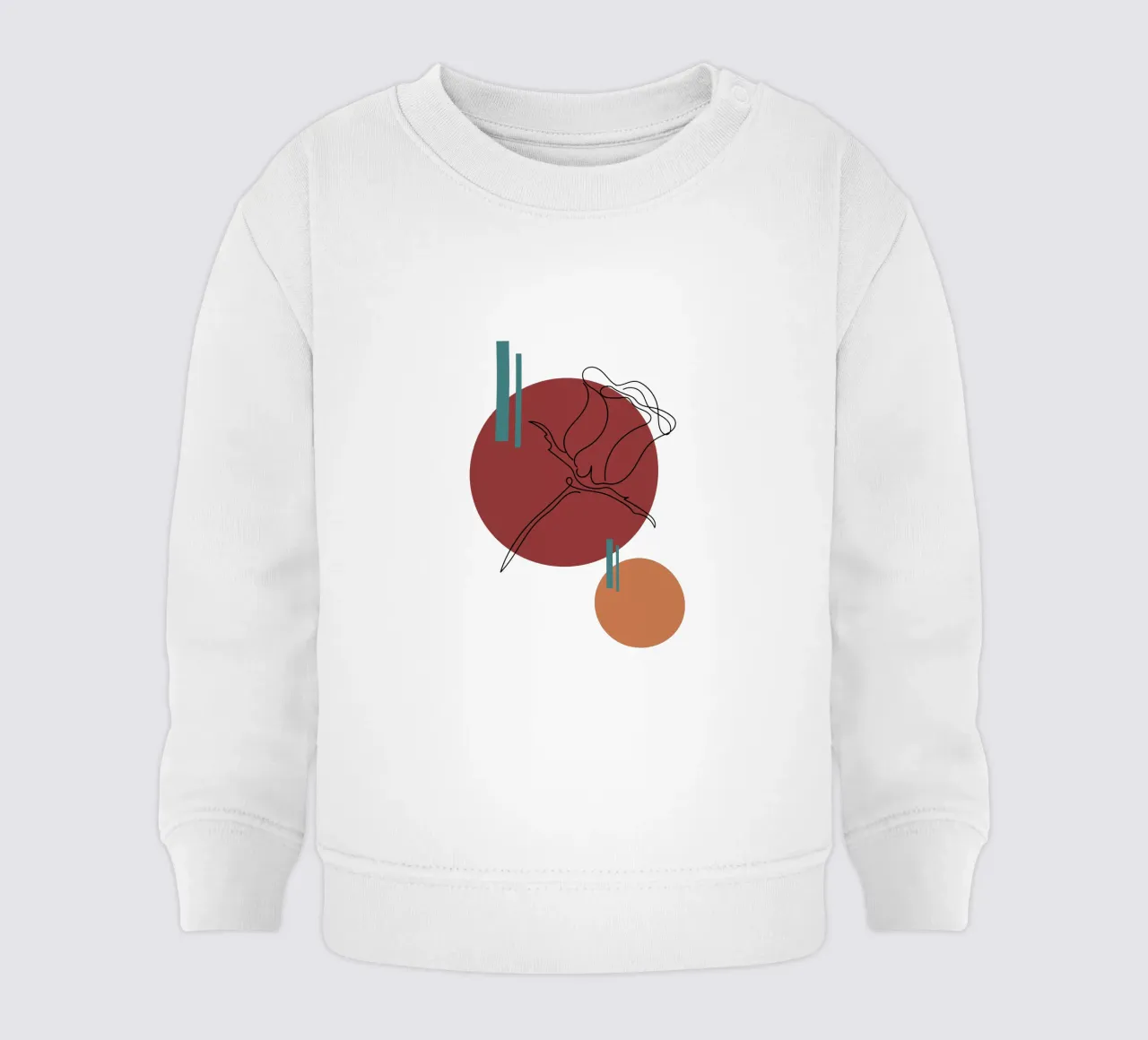 Boho Minimalist Modern Simple felpa neonato da YSV MINIMALIST