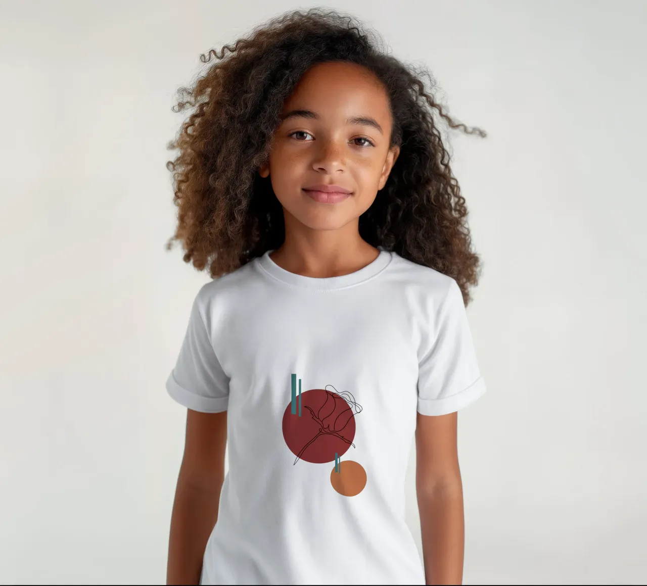 Boho Minimalist Modern Simple t-shirt bambini da YSV MINIMALIST