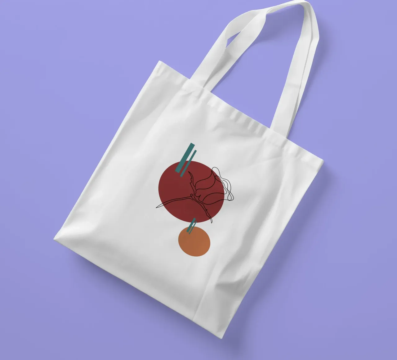 Boho Minimalist Modern Simple borsa in juta da YSV MINIMALIST