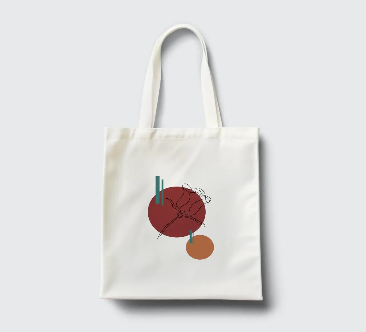 Boho Minimalist Modern Simple borsa in juta da YSV MINIMALIST