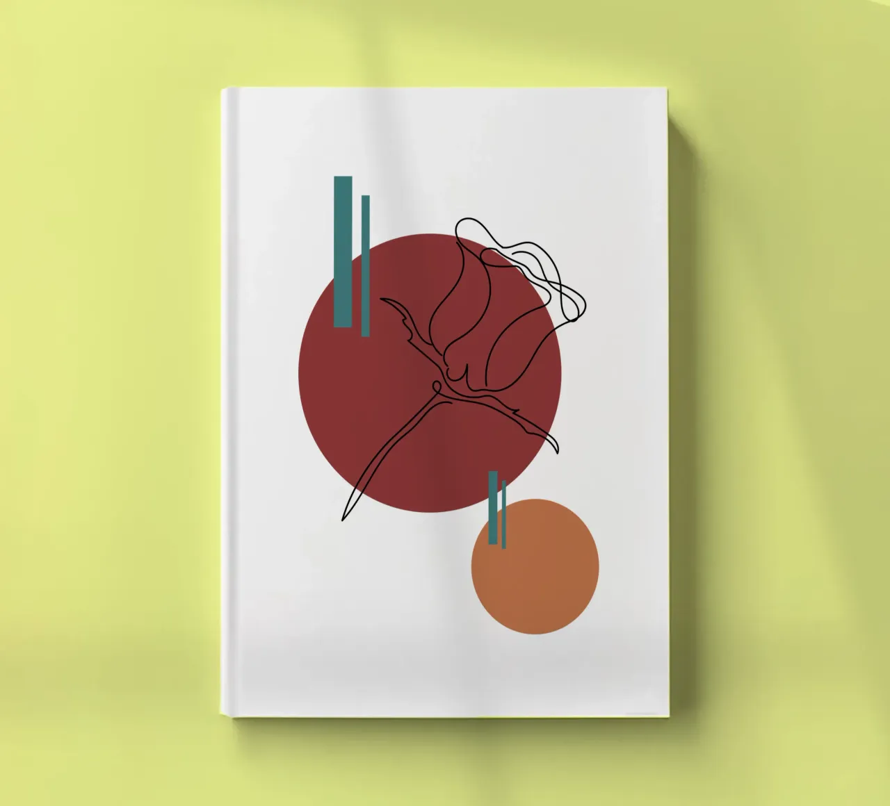 Boho Minimalist Modern Simple notitieboek van YSV MINIMALIST