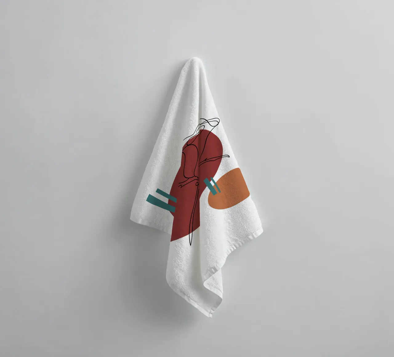 Boho Minimalist Modern Simple asciugamano da bagno da YSV MINIMALIST