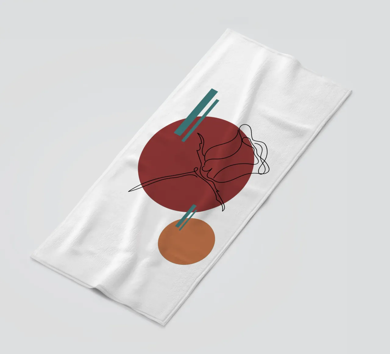 Boho Minimalist Modern Simple telo mare da YSV MINIMALIST