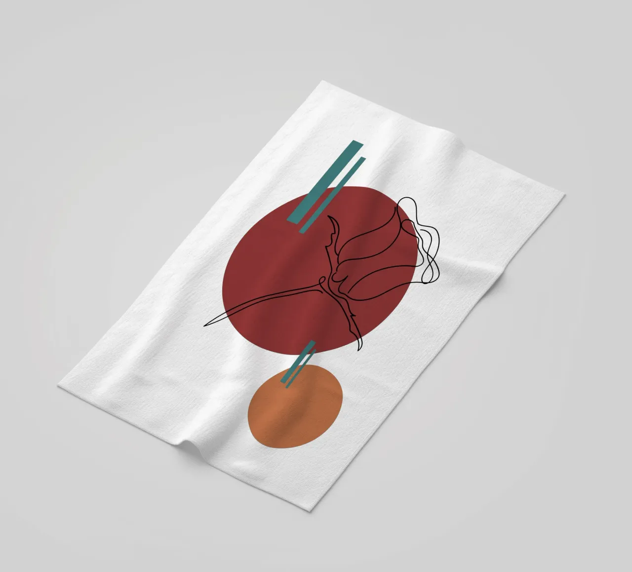 Boho Minimalist Modern Simple telo mare da YSV MINIMALIST