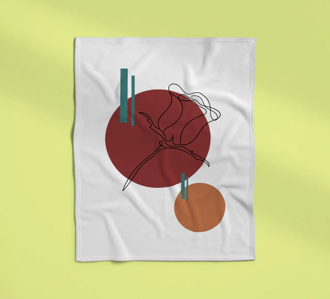 Boho Minimalist Modern Simple coperta in pile da YSV MINIMALIST