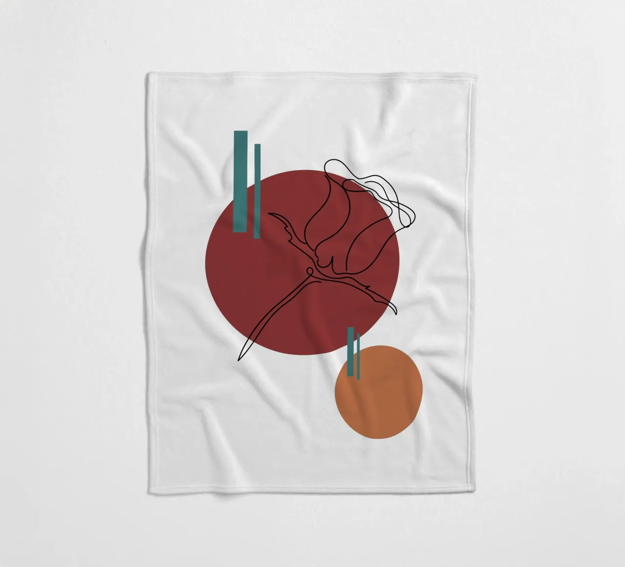 Boho Minimalist Modern Simple coperta in pile da YSV MINIMALIST