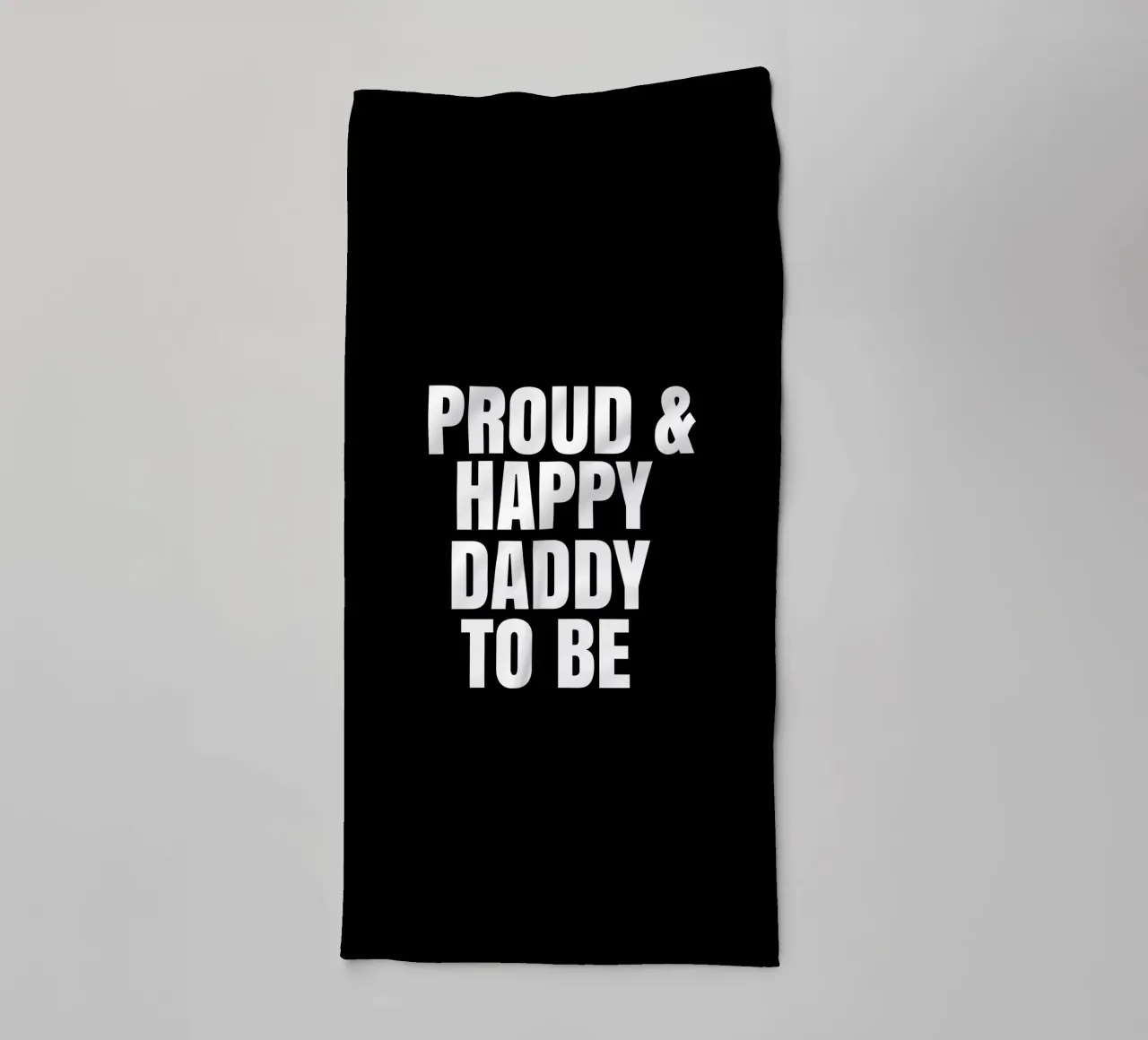 Proud and happy daddy to be asciugamano da bagno da happieeagle