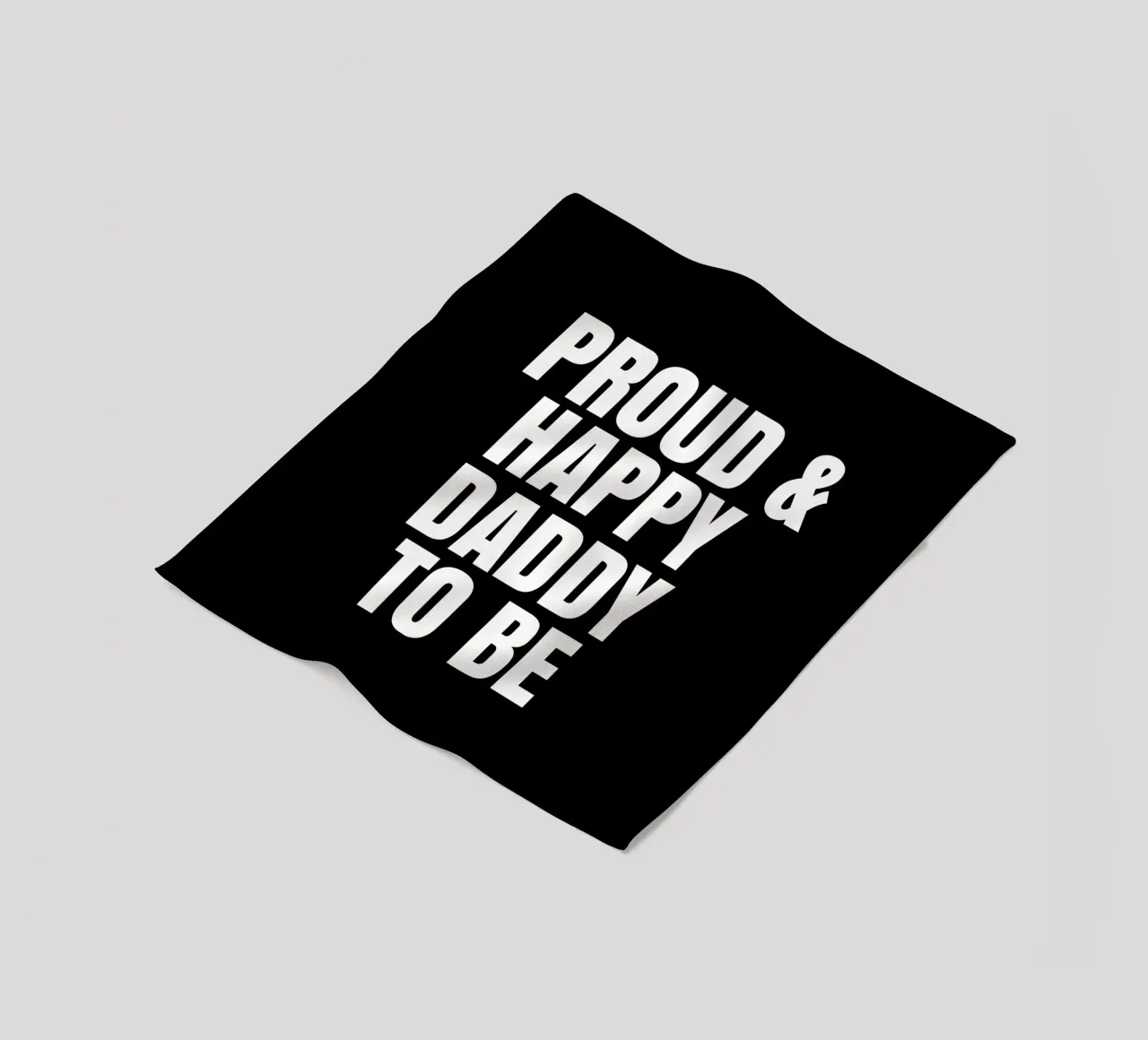 Proud and happy daddy to be fleece blanket by happieeagle