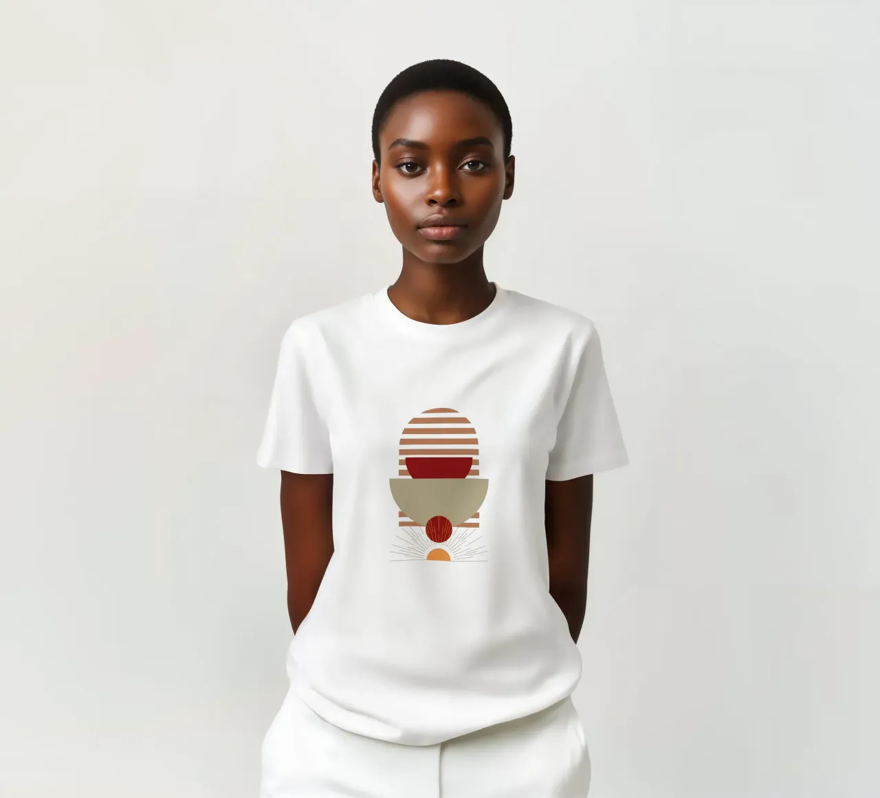 Boho Minimalista Moderno Semplice t-shirt da YSV MINIMALIST