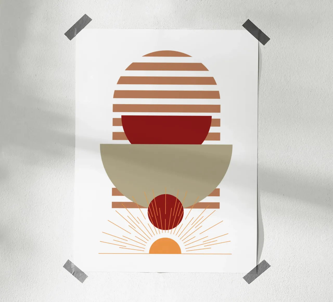 Boho Minimalista Moderno Semplice carta hahnemühle da YSV MINIMALIST