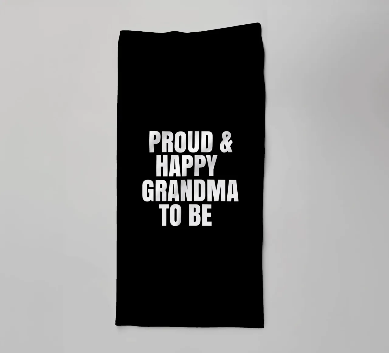 Proud and happy grandma to be asciugamano da bagno da happieeagle